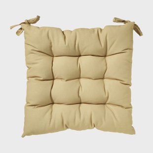 Zitkussen - geel - 40x40 cm