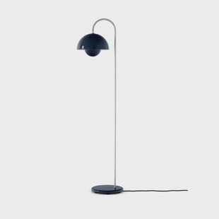 &Tradition Flowerpot VP12 vloerlamp Steel blue