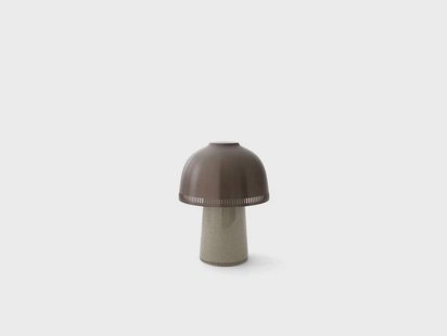 Raku SH8 acculamp Beige Grey/Bronzed &Tradition - Woonkamer - Designer - Aluminium - 1 lamp
