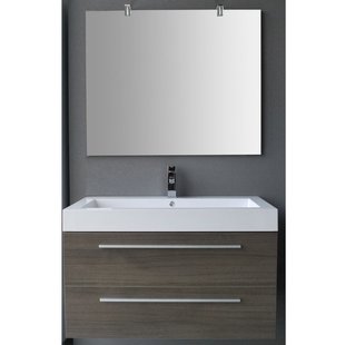 Badmeubel Sanilux Hollywood 100x52x50 cm Grey-Oak