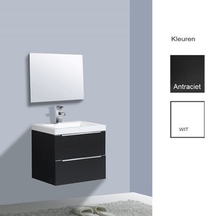 Badkamermeubelset Sanilux Senza 60x47x50 cm Hoogglans Wit