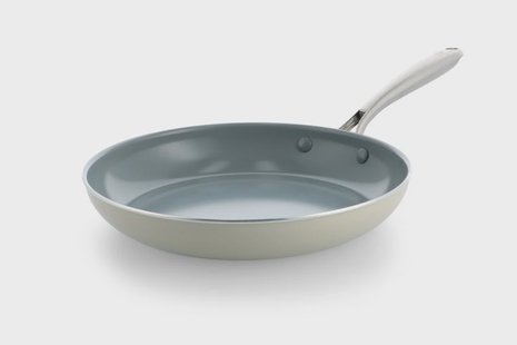 HEMA BK koekenpan Ø28cm keramisch PFAS-vrij beige