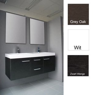 Badkamermeubelset Sanilux California 131x48x45 cm Wit