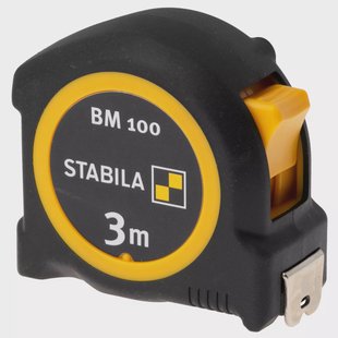 Stabila Tape Measure BM 100 19570 rolmaat metrische schaalverdeling, 3 m