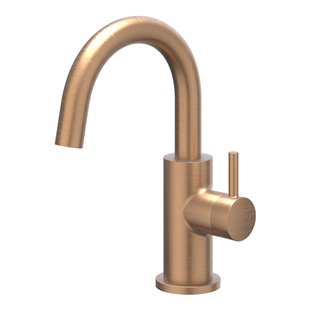 IVY Bond Fonteinkraan - opbouw - middelhoog - draaibare uitloop - Geborsteld mat koper PVD 6401155