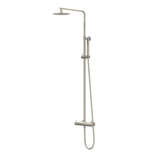 IVY Bond Regendoucheset - opbouw - 20cm slim hoofddouche - 3-standen handdouche - Geborsteld nickel PVD CSB1GNBA