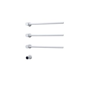 Rosani THREE Elektrische Handdoekradiator - 52x54x13cm - 30watt - wit mat SW1381755