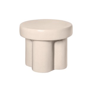 Blomus TORU krukje - 32x40x40cm - keramiek - low - Lily white 67125