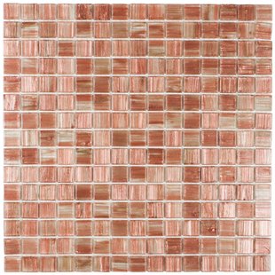 The Mosaic Factory Amsterdam Mozaïektegel - 32.2x32.2 - wand en vloertegel - glans - champagne GMG403