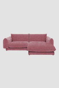 Countess 3-zits bank chaise longue rechts Artic Rosehip
