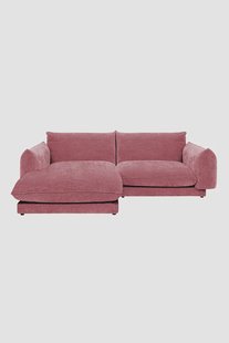 Countess 3-zits bank chaise longue links Artic Rosehip