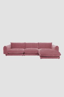 Countess 4-zits bank chaise longue rechts Artic Rosehip