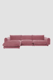 Countess 4-zits bank chaise longue links Artic Rosehip