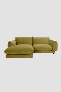 Countess 3-zits bank chaise longue links Royal Pistachio