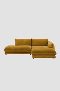 Countess 3-zits bank chaise longue rechts otto longue links Royal Gold