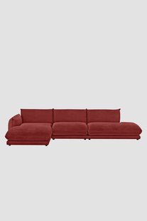 Countess 4-zits bank chaise longue links otto longue rechts Royal Bordeaux
