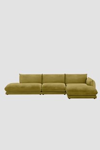 Countess 4-zits bank chaise longue rechts otto longue links Royal Pistachio
