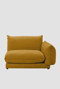 Countess stoel hoekelement rechts Royal Gold