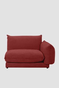 Countess stoel hoekelement rechts Royal Bordeaux