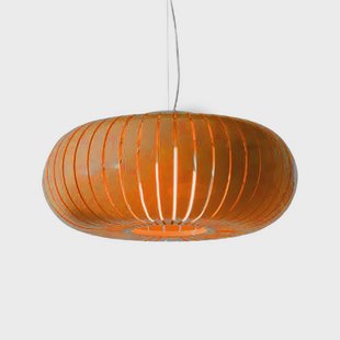 Teresa LED hanglamp, oranje, Ø 50 cm Kartell - Woonkamer - Designer - Kunststof - 1 lamp