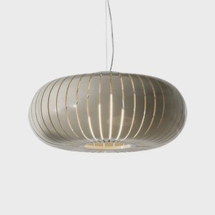 Teresa LED hanglamp, grijs, Ø 50 cm Kartell - Woonkamer - Designer - Kunststof - 1 lamp