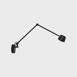 Direction LED wandlamp, zwart, uitsteek 53 cm ANTIDARK - Woonkamer - Modern - Metaal - 1 lamp