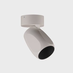 Facet W70 LED plafondlamp, wit, metaal, Ø 7 cm ANTIDARK - Gang / Hal - Modern - 1 lamp