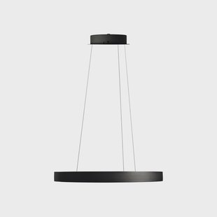 Gloria LED hanglamp, Ø 60 cm, metaal, zwart ANTIDARK - Eetkamer - Designer - Rond