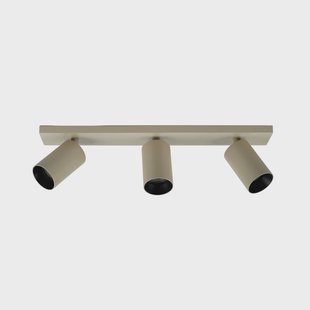 SpotOn3 spot, metaal, beige, 3-lamps ANTIDARK - Woonkamer - Modern - Meerdere lampen