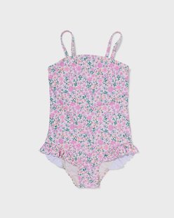 HEMA Kinderbadpak bloemen lila (lila)