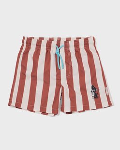 HEMA Takkie kinderzwembroek strepen bruin (bruin)