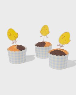 HEMA Muffinvormpjes papier kuiken - 12 stuks