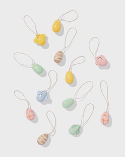 HEMA Paashangers hout ei - 12 stuks