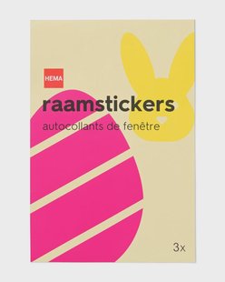 HEMA Raamstickers 30.5x21cm paasfiguren - 3 stuks