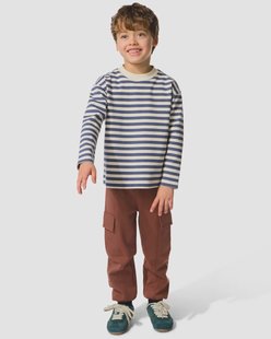 HEMA Kinderbroek cargo normale fit bruin (bruin)