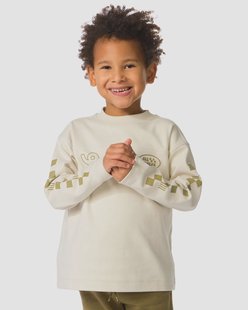 HEMA Kinder T-shirt blokken donkergrijs (donkergrijs)