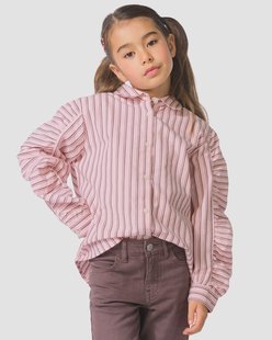 HEMA Kinderblouse strepen roze (roze)