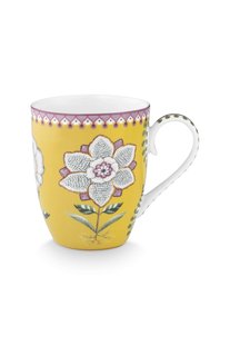 Pip Studio Mok Lily&Lotus Geel 365ml