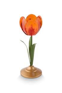 Pip Studio Kaarsenhouder Metaal Tulp Oranje 21cm