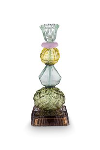 Pip Studio Kaarsenhouder Glas Bead Groen 23.5cm