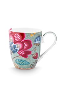 Pip Studio Mok Blooming Tales Fantasy Blauw 450ml