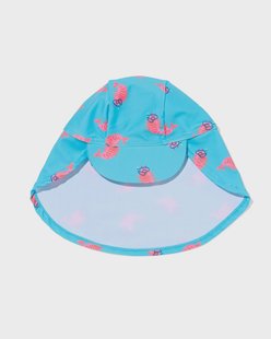 HEMA Babyhoed dieren UPF40+ garnalen felblauw (felblauw)
