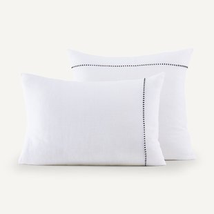 Kussensloop in gewassen linnen, Cavallo