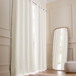 Verduisterend linnen gordijn met oogjes Colin