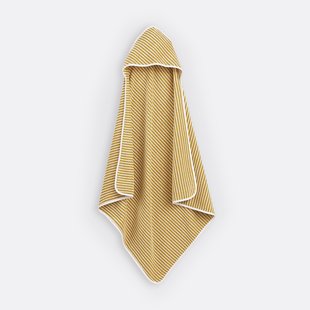 Gestreepte badcape in katoen Malo 360 g/m2