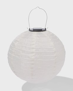 HEMA Solar lampion ⌀28cm wit