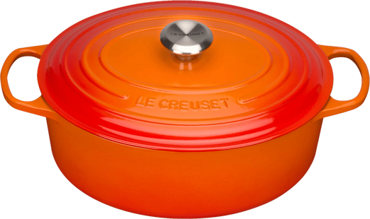 Le Creuset Ovale Braadpan 27 cm Oranje-rood