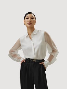 Zijden blouse Ethereal