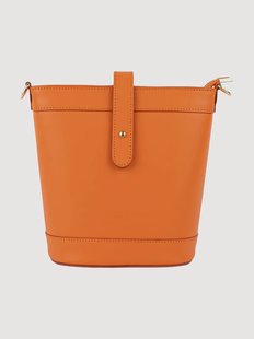 Handgemaakte schoudertas Helle van su&egrave;de