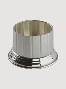 Handgemaakte Sheffield zilveren flessenkoeler Modern Line